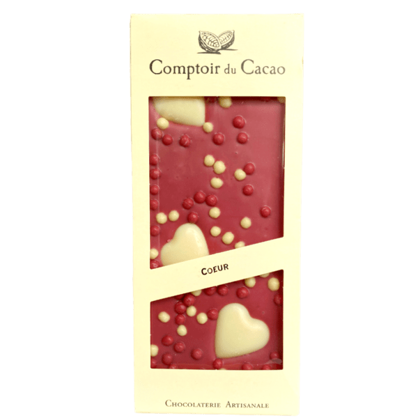 tablette chocolat ruby cœur